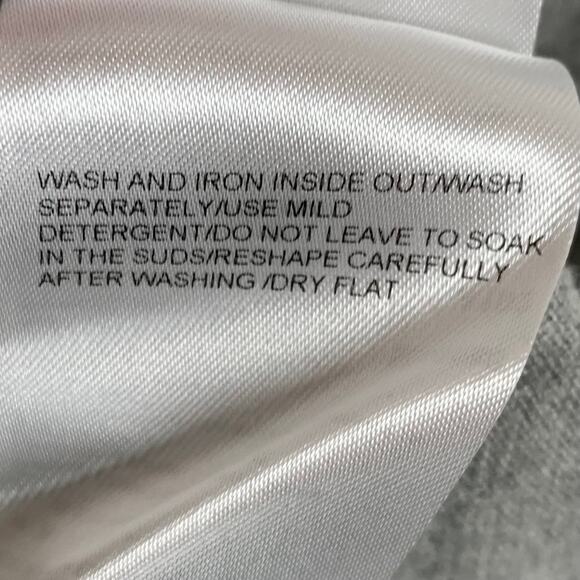 Vintage Escada Sport Short Sleeve Sweater 90s Belt Abstract Gray Size Small - Picture 6 of 14